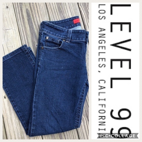 Level 99 Straight Leg Sz 26 Jeans Anthropologie - Picture 1 of 8